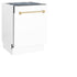 ZLINE Autograph White Door 24" Dishwasher, Gold Handle DWVZ-WM-24-G