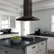 ZLINE 36" Island Range Hood in Black Stainless Steel, BSGL2iN-36