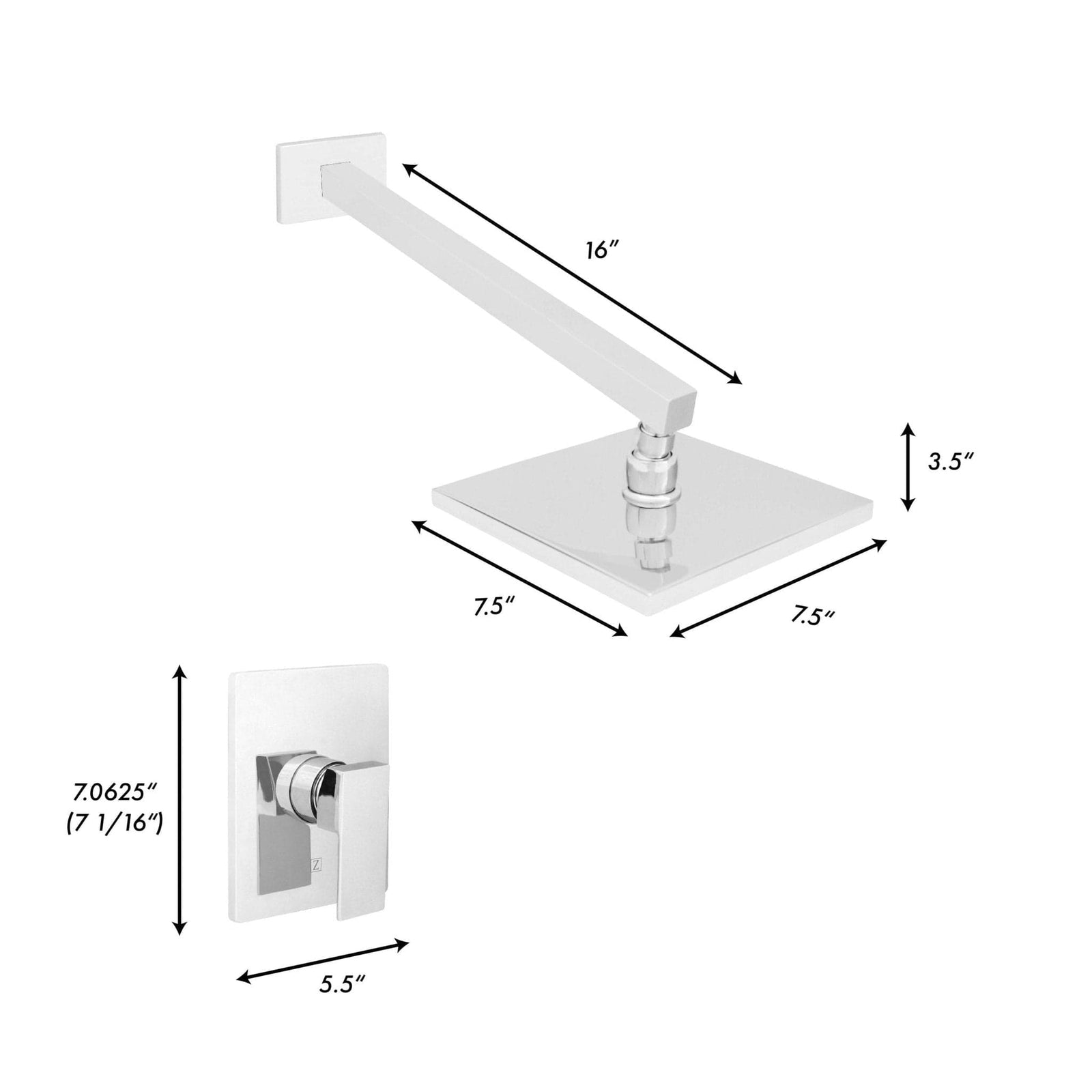 ZLINE Bliss Shower Faucet BLS-SHF-CH