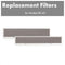 ZLINE Charcoal Filters (Set-2)-42" Under Cabinet Range Hoods, CF-RK-42