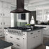 ZLINE Convertible Vent Island Mount Range Hood in Black Stainless Steel BSGL2iN-42