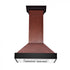 ZLINE 48" Hand-Hammered Copper Finish Wall Range Hood, 655-HBXXX-48
