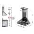 ZLINE 48" Hand-Hammered Copper Finish Wall Range Hood, 655-HBXXX-48