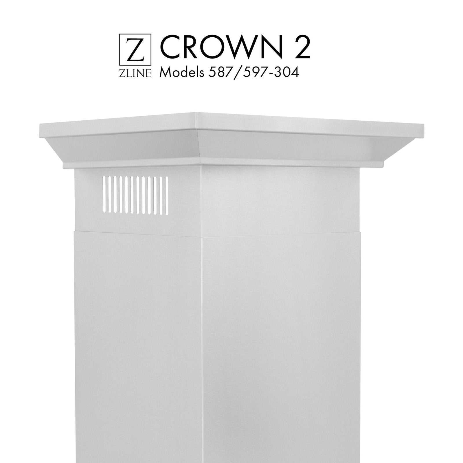 ZLINE Crown Molding #2 for Wall Range Hood, CM2-667/697-304