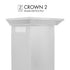 ZLINE Crown Molding #2 for Wall Range Hoods, CM2-KB/KL2/KL3