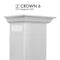 ZLINE Crown Molding 6, Wall Range Hood Stainless, CM6-KF1/KF2