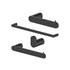ZLINE Crystal Bay Bathroom Accessories Package with Towel Rail, Hook, Ring and Toilet Paper Holder, 4BP-CBYACC-MB