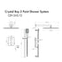 ZLINE Crystal Bay Thermostatic Shower System CBY-SHS-T2-CB