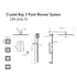 ZLINE Crystal Bay Thermostatic Shower System with Body Jets CBY-SHS-T3-CB
