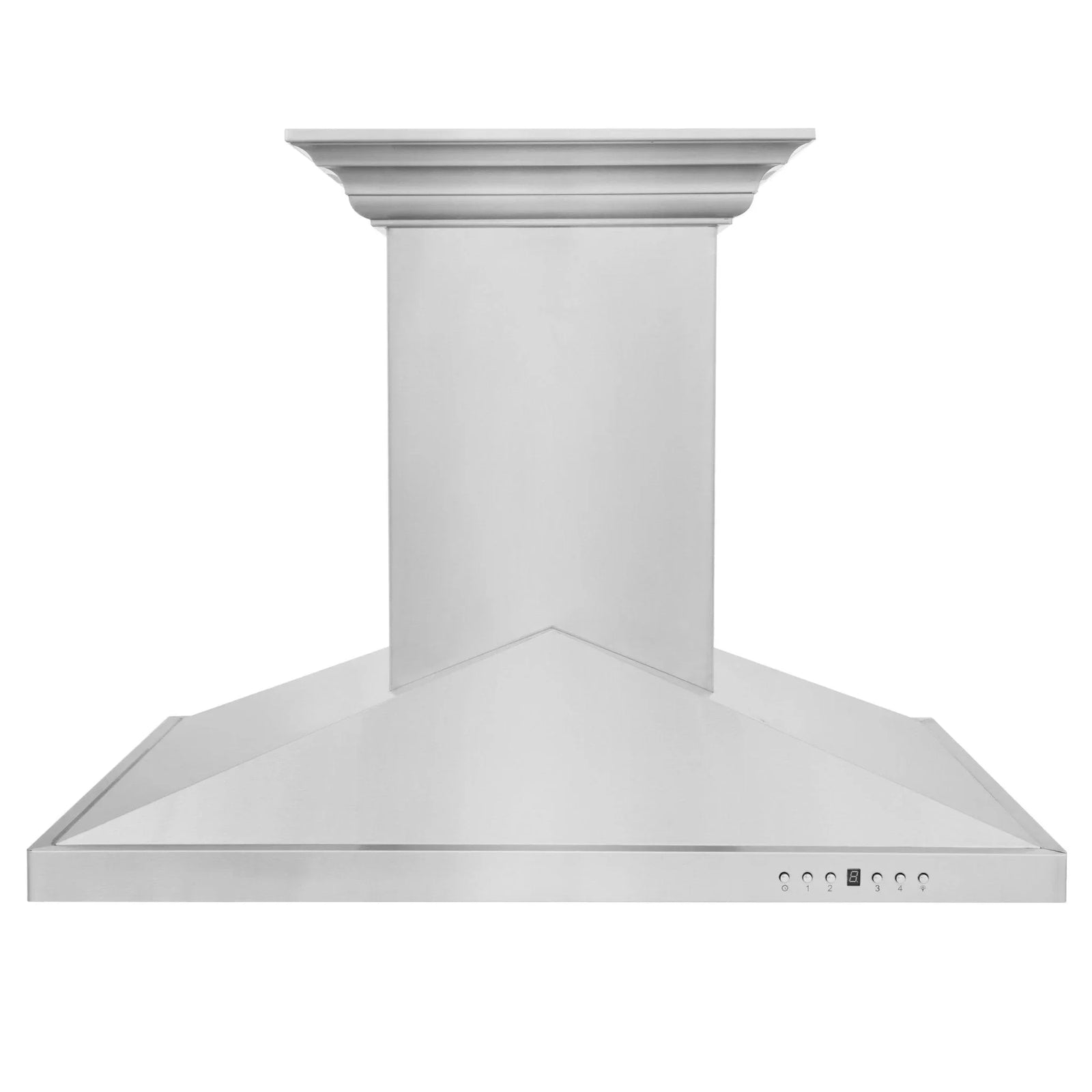 ZLINE Ducted Vent Island Mount Range Hood in Stainless Steel with Built-in ZLINE CrownSound Bluetooth Speakers GL1iCRN-BT-30
