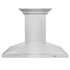 ZLINE Ducted Vent Island Mount Range Hood in Stainless Steel with Built-in ZLINE CrownSound Bluetooth Speakers GL1iCRN-BT-30