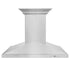 ZLINE Ducted Vent Island Mount Range Hood in Stainless Steel with Built-in ZLINE CrownSound Bluetooth Speakers GL1iCRN-BT-36
