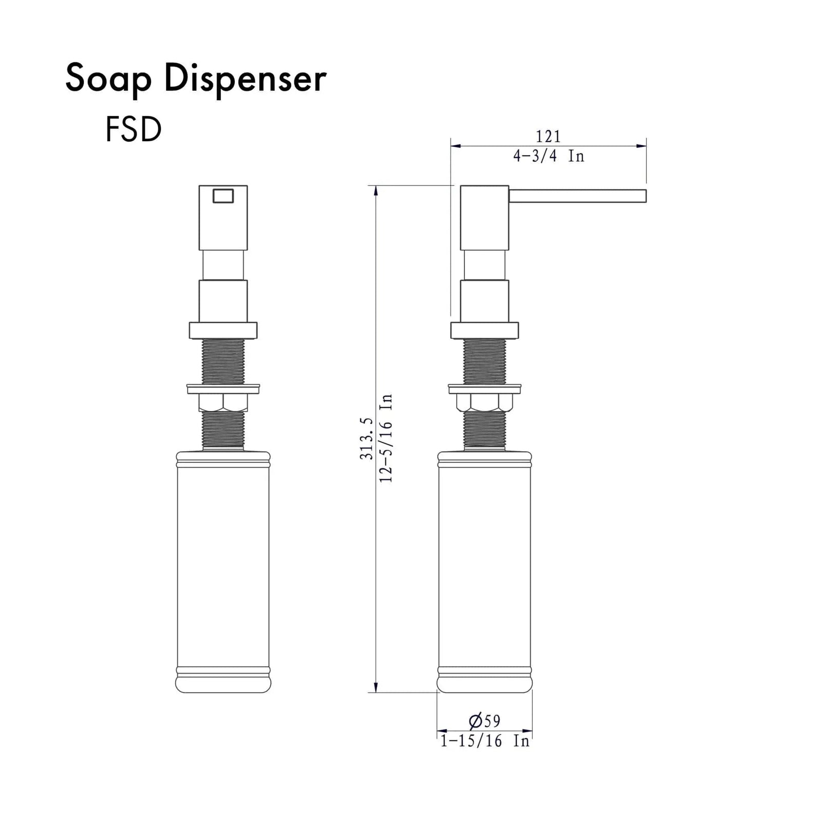 ZLINE Faucet Soap Dispenser FSD-CH