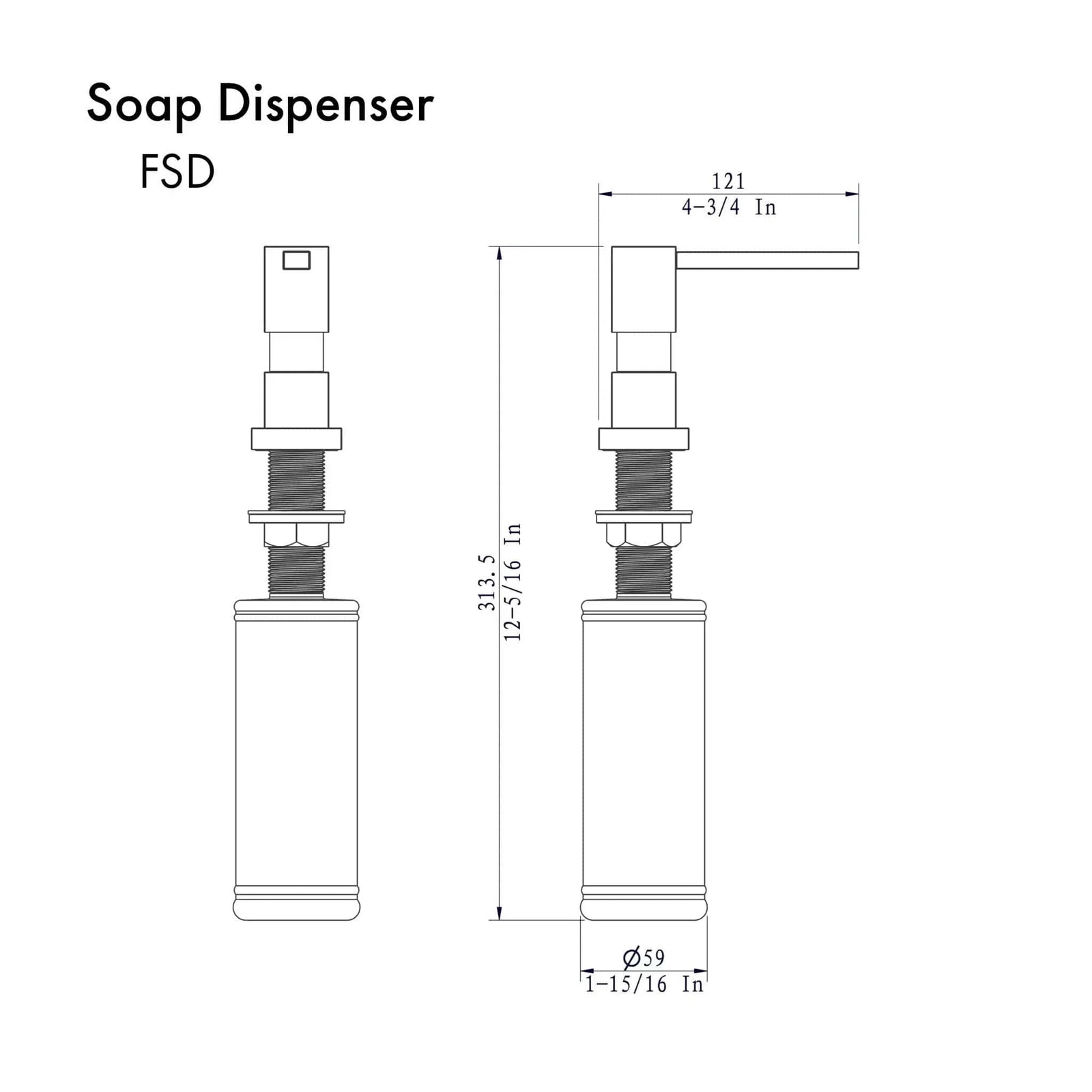 ZLINE Faucet Soap Dispenser FSD-CB