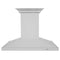Zline Island Mount Range Hood in Stainless Steel with Built-in ZLINE CrownSound™ Bluetooth Speakers GL2iCRN-BT-42