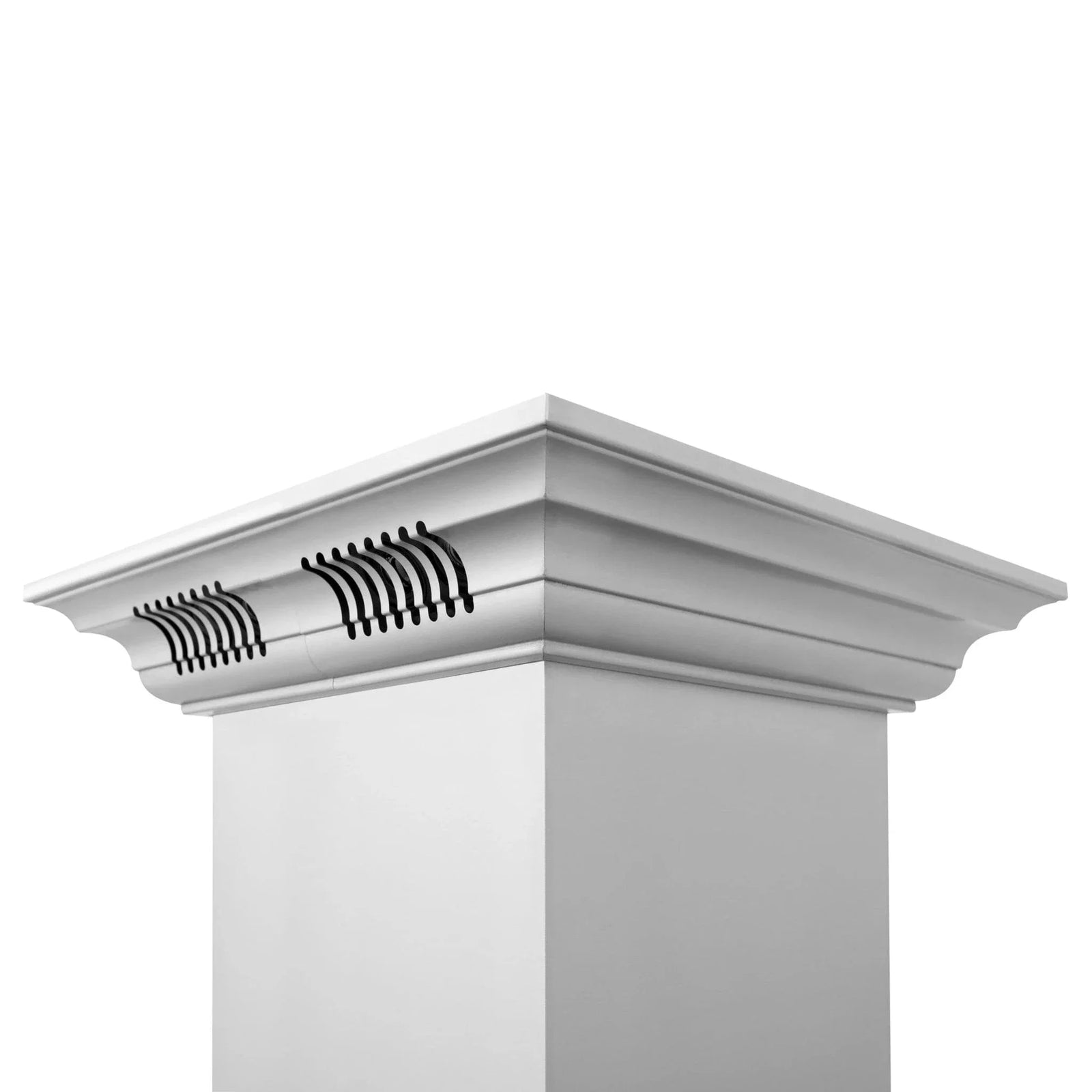 Zline Island Mount Range Hood in Stainless Steel with Built-in ZLINE CrownSound™ Bluetooth Speakers GL2iCRN-BT-48