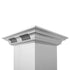 Zline Island Mount Range Hood in Stainless Steel with Built-in ZLINE CrownSound™ Bluetooth Speakers GL2iCRN-BT-48