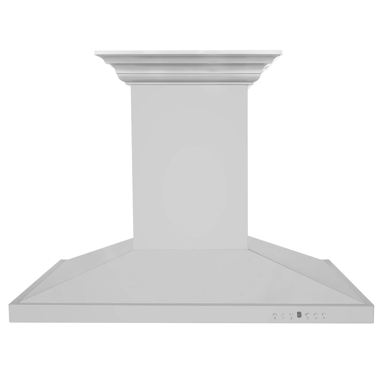 Zline Island Mount Range Hood in Stainless Steel with Built-in ZLINE CrownSound™ Bluetooth Speakers GL2iCRN-BT-48
