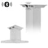 Zline Island Mount Range Hood in Stainless Steel with Built-in ZLINE CrownSound™ Bluetooth Speakers KE2iCRN-BT