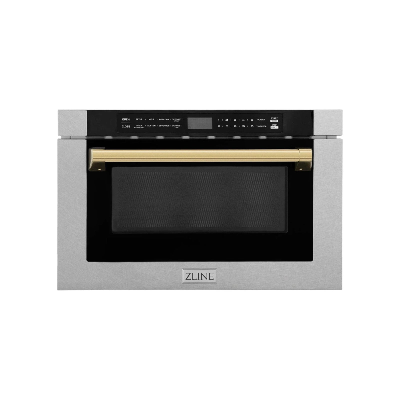 ZLine Microwave Drawer, DuraSnow and Gold MWDZ-1-SS-H-G