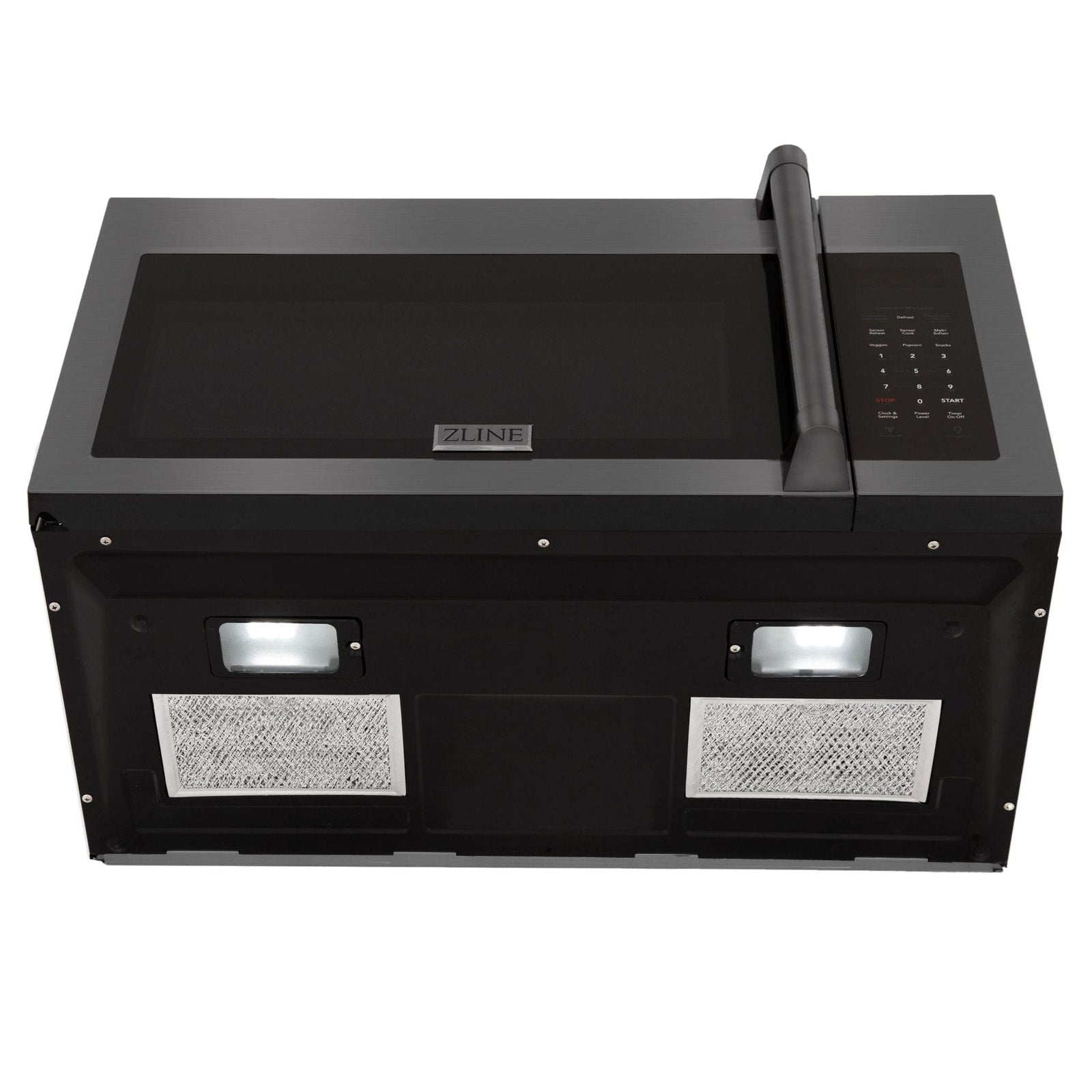 ZLINE Over Range Microwave, Black Stainless MWO-OTR-H-30-BS