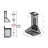 ZLINE Professional Convertible Vent Wall Mount Range Hood in Stainless Steel with Crown Molding 667CRN-42