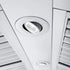 ZLINE Professional Convertible Vent Wall Mount Range Hood in Stainless Steel with Crown Molding 667CRN-42