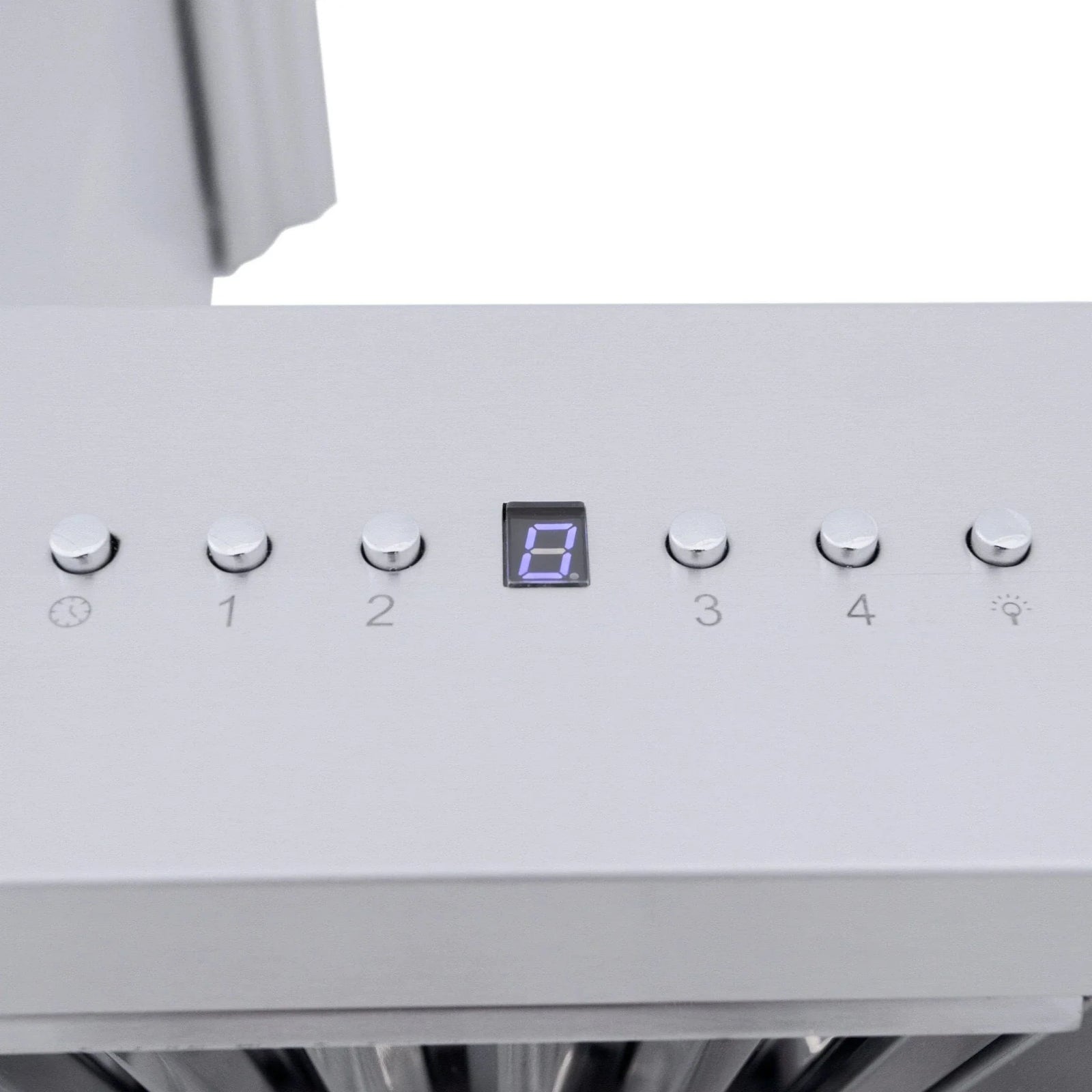 ZLINE Professional Convertible Vent Wall Mount Range Hood in Stainless Steel with Crown Molding 667CRN-42