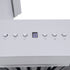 ZLINE Professional Convertible Vent Wall Mount Range Hood in Stainless Steel with Crown Molding 667CRN-48