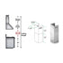 ZLINE Short Kit for 8' Ceilings, SK-KE/KECOM-30