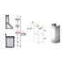 ZLINE Short Kit for 8' Ceilings, SK-KF1
