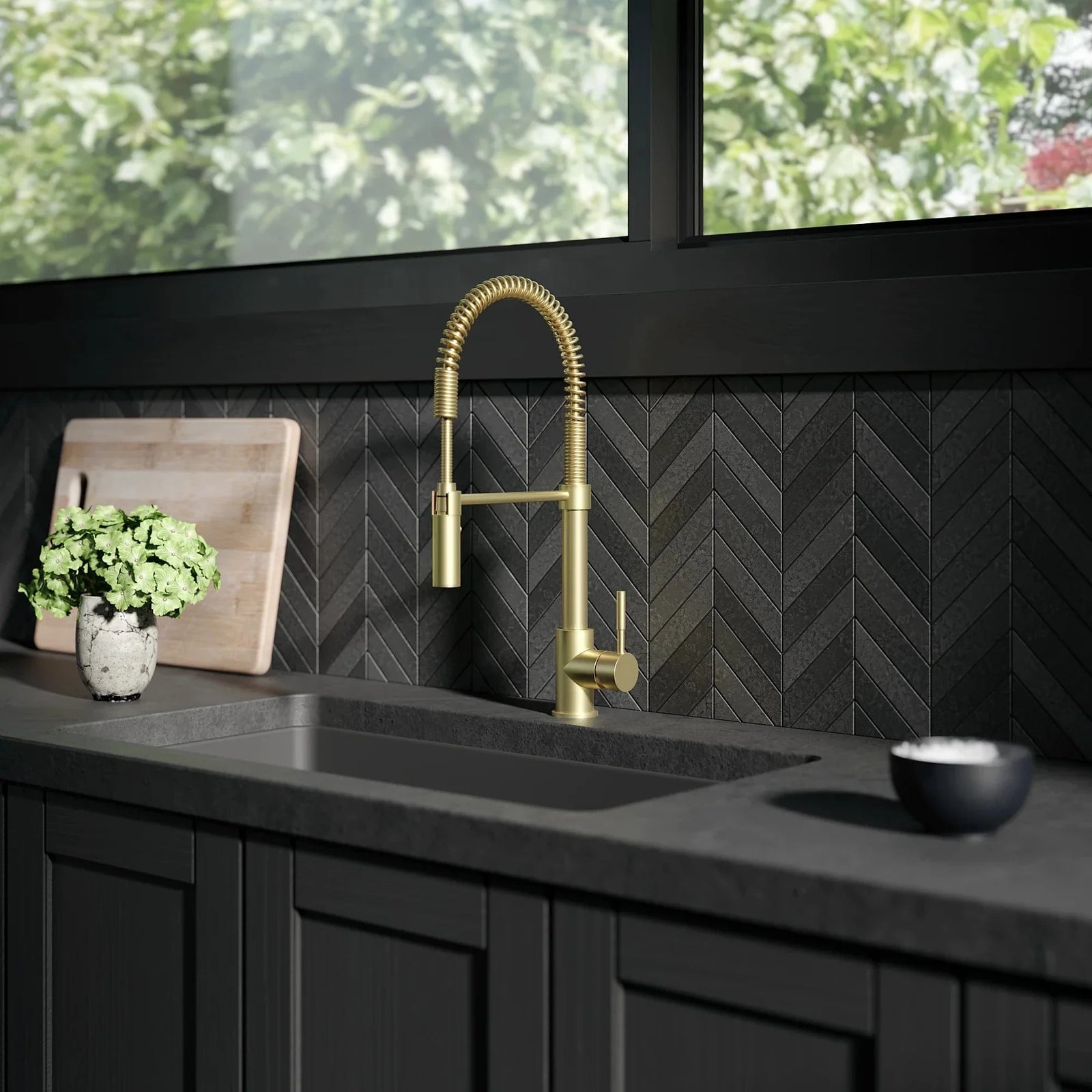 ZLINE Sierra Kitchen Faucet, SRA-KF-CB