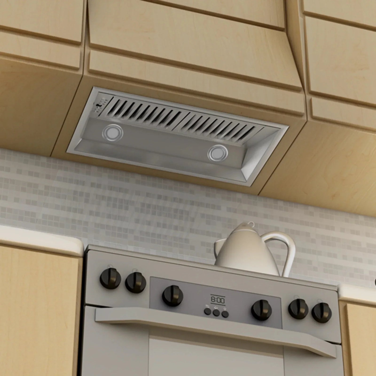 ZLINE Remote Blower Ducted Range Hood Insert in Stainless Steel 695-RD-34