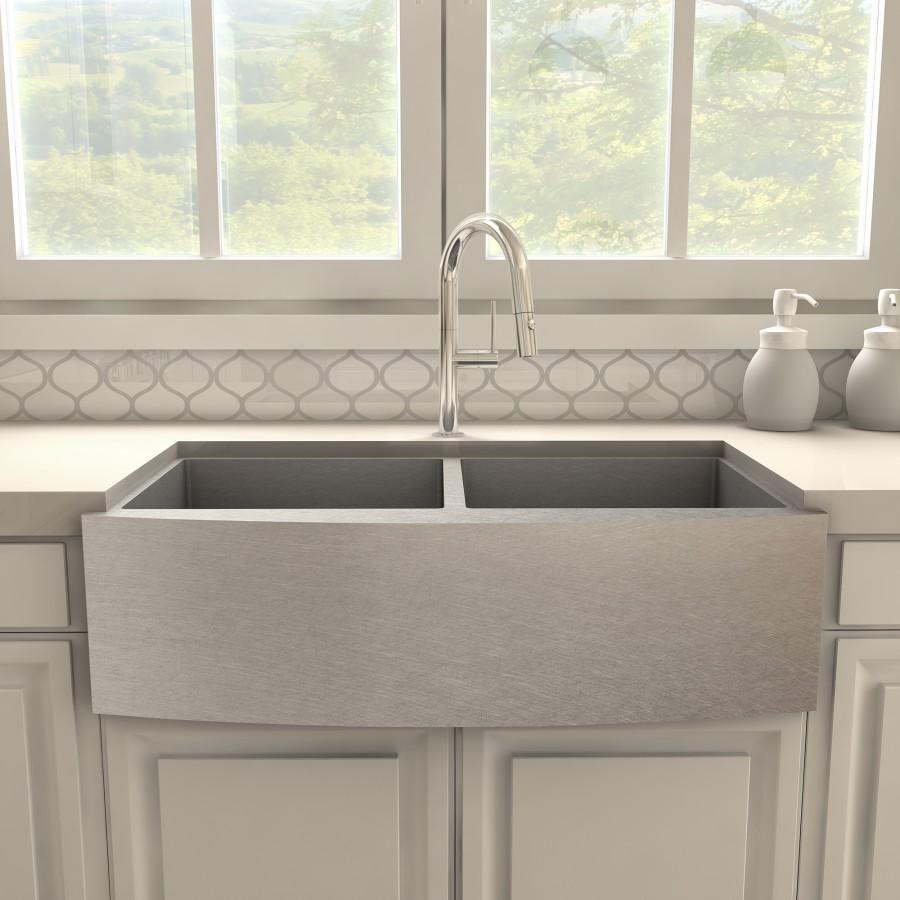 ZLINE Voltaire Kitchen Faucet, Chrome, VLT-KF-CH