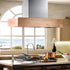 ZLINE 48" Wooden Island Range Hood, Butcher Block, 681iM-48