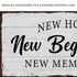 New Home Sign