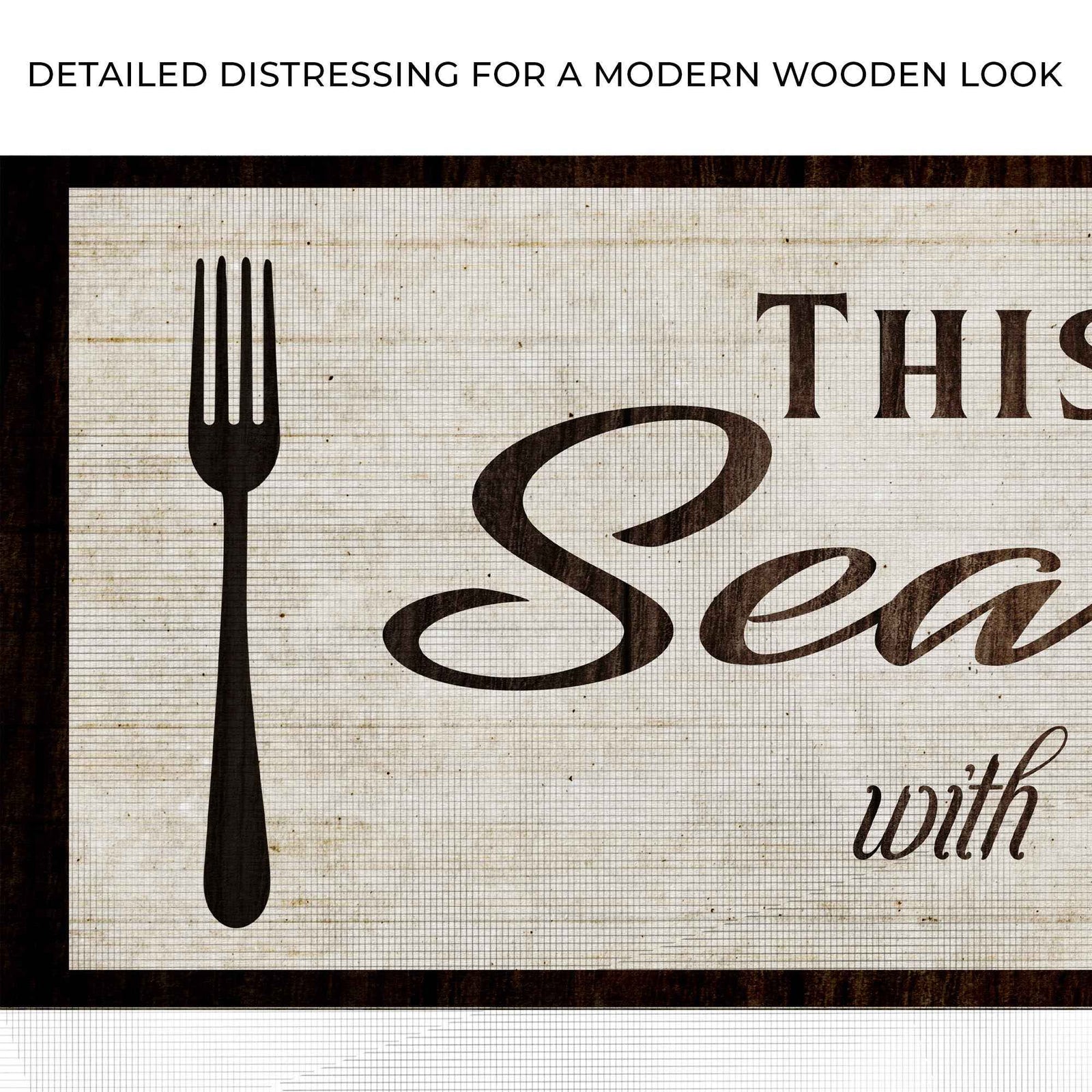 Kitchen Seasoned With Love Sign lll