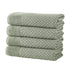 Cotton Diamond Waffle Weave Bath Towel Set - Grayson Collection